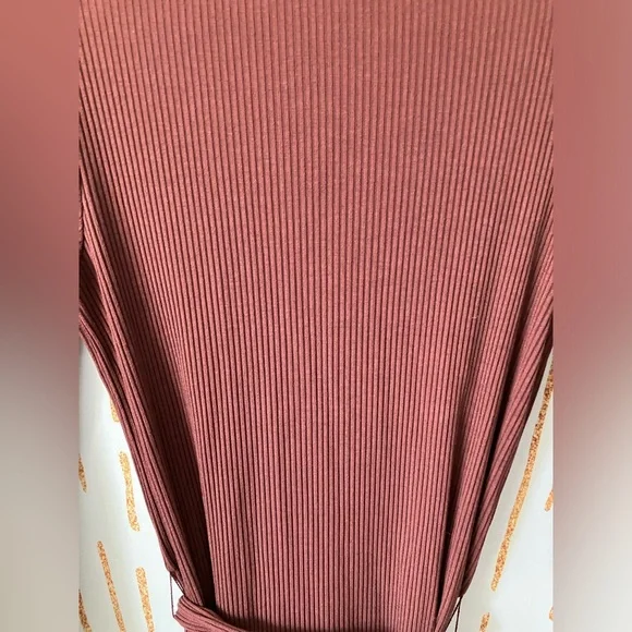 Amour Vert Ziggy Paris Rib Dress in Mocha - Picture 8 of 10